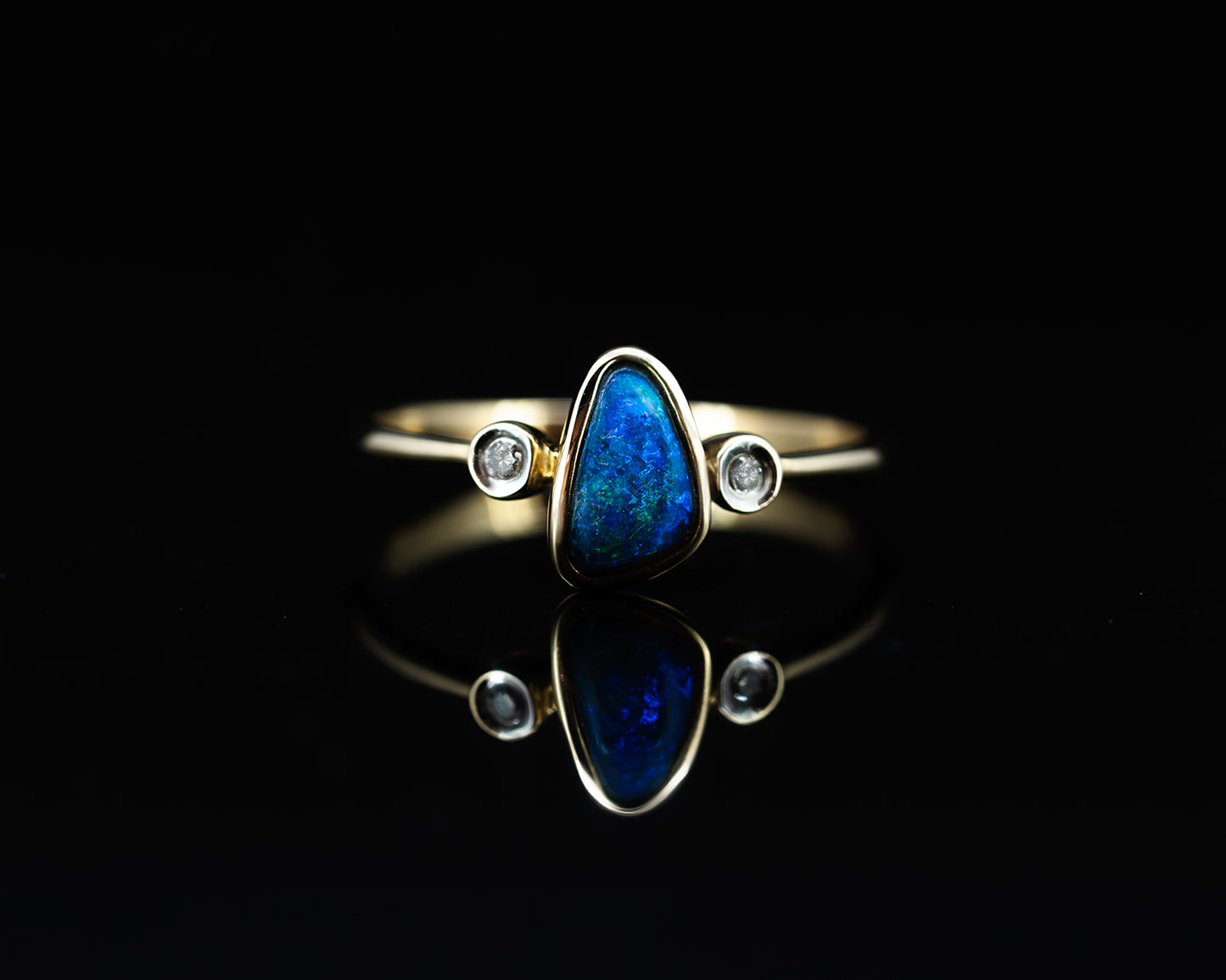 Black Opal Ring