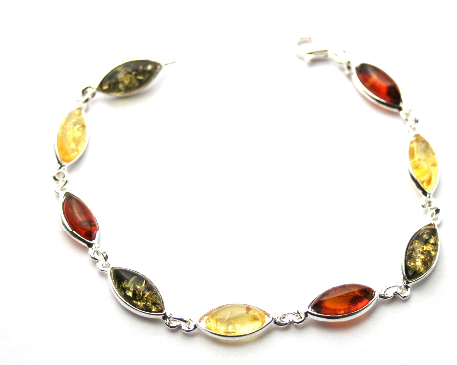 On sale Sterling amber bracelet