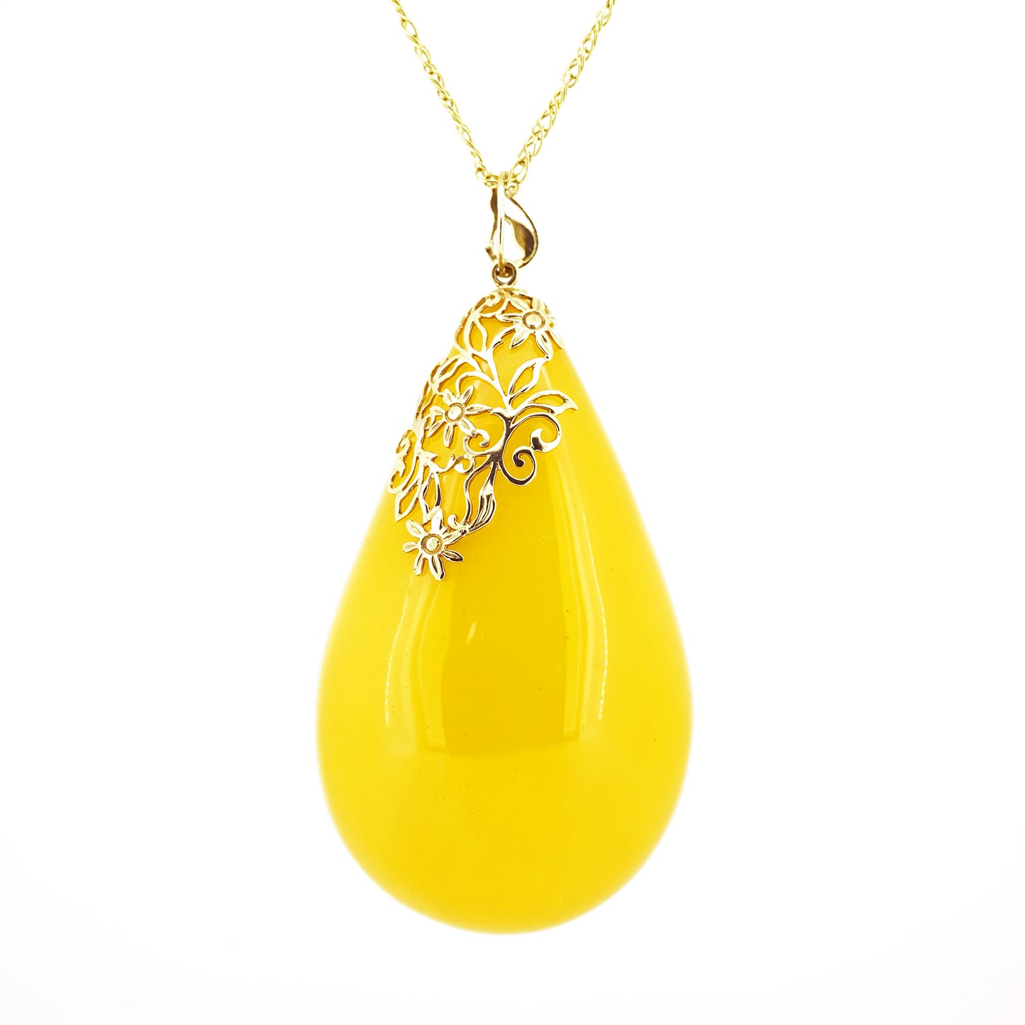 Honey Drop Amber Stone