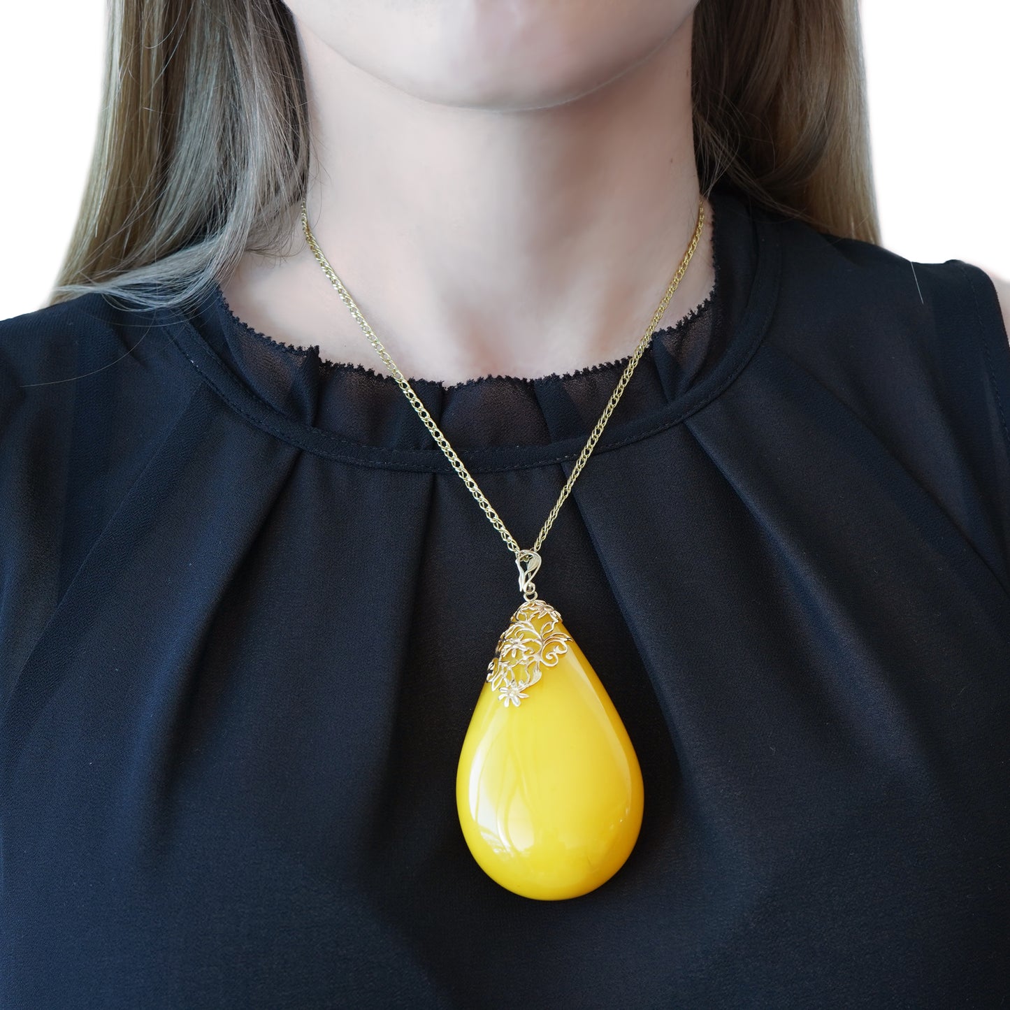 Honey Drop Amber Stone