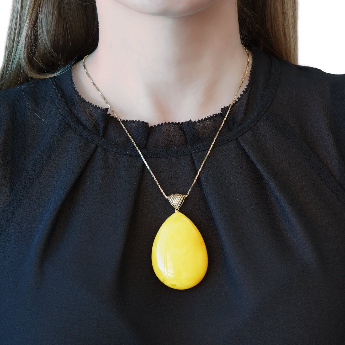 Lemon Drop Amber Stone