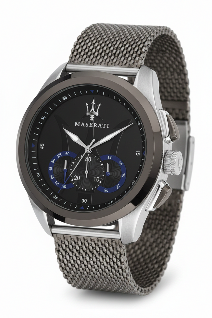 Maserati Traguardo Chronograph Black Dial