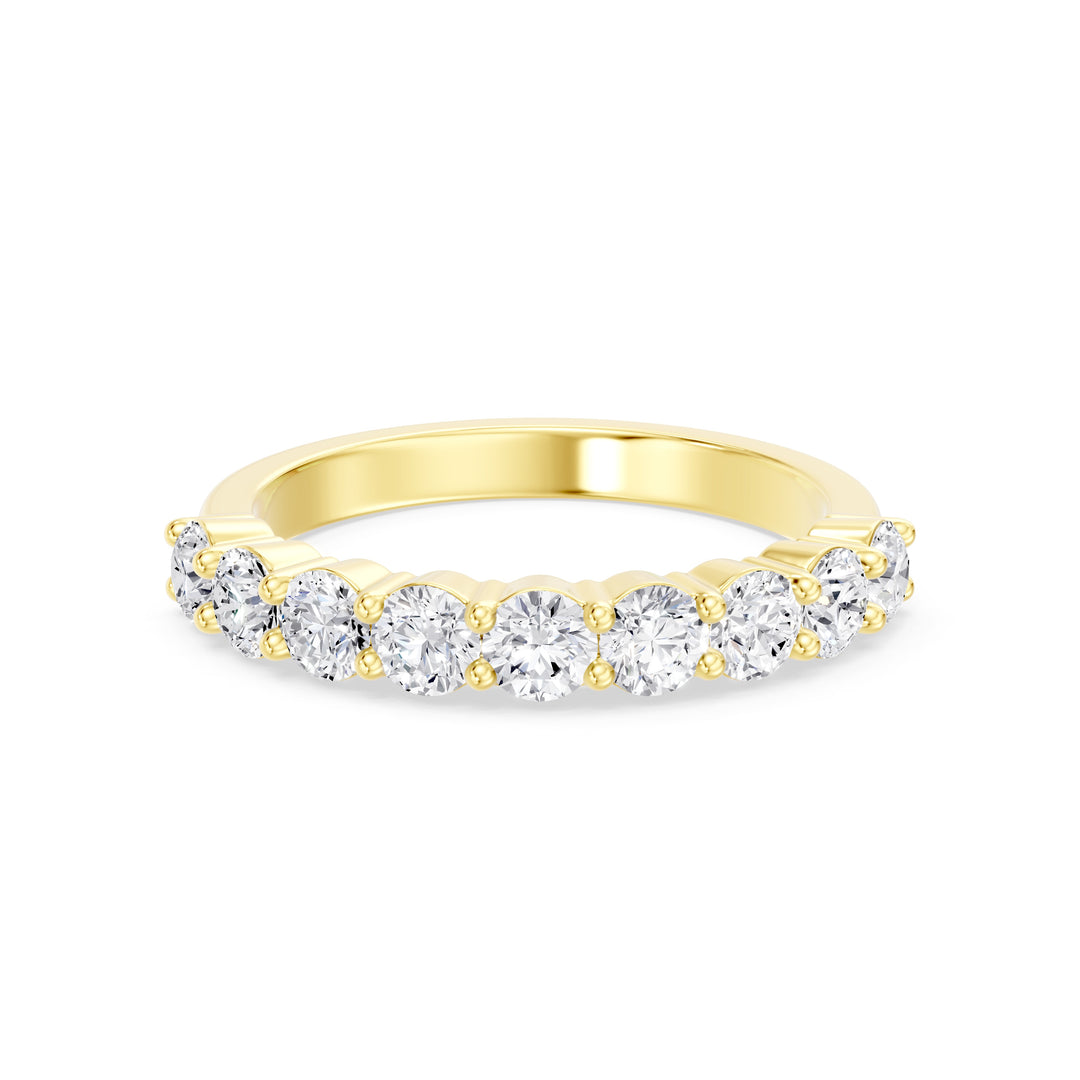 Nona-Stone Wedder Ring