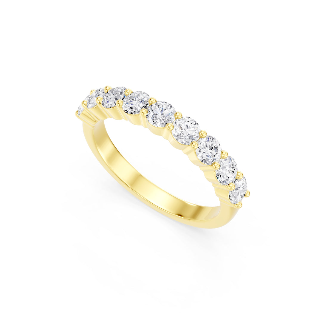 Nona-Stone Wedder Ring