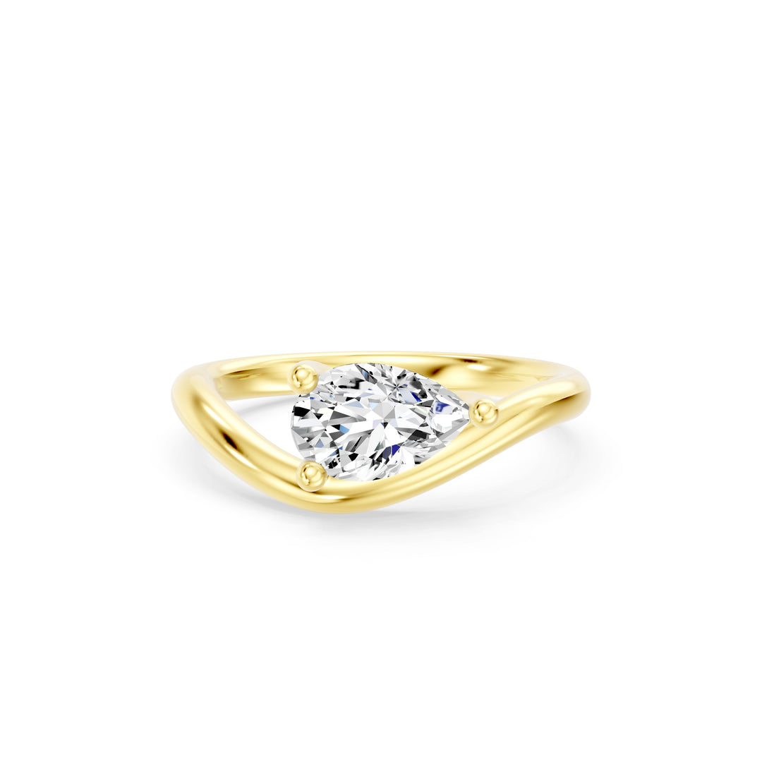 Pear-Cut Ring