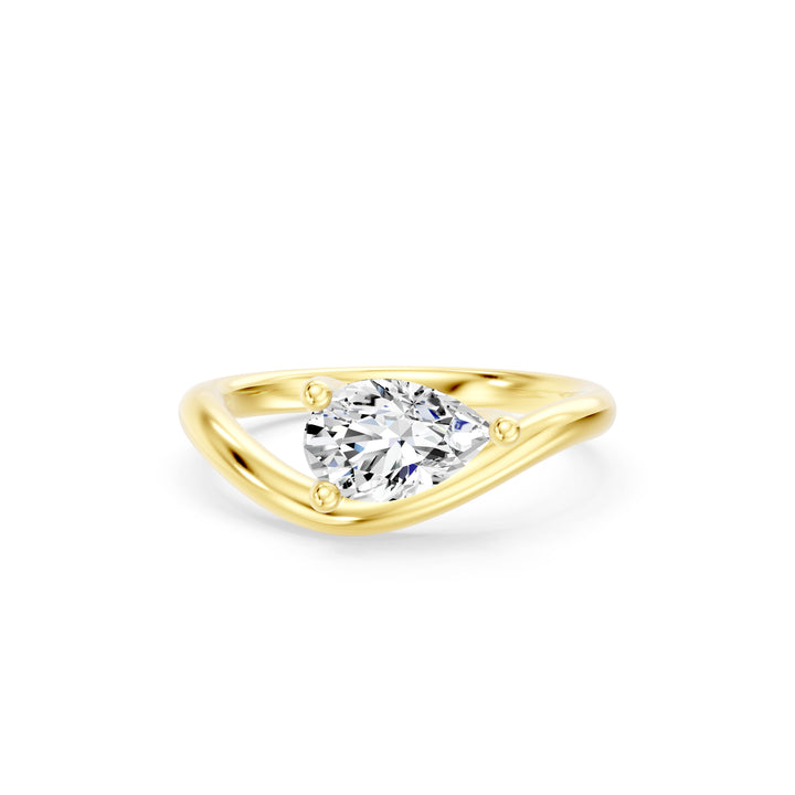 Pear-Cut Ring