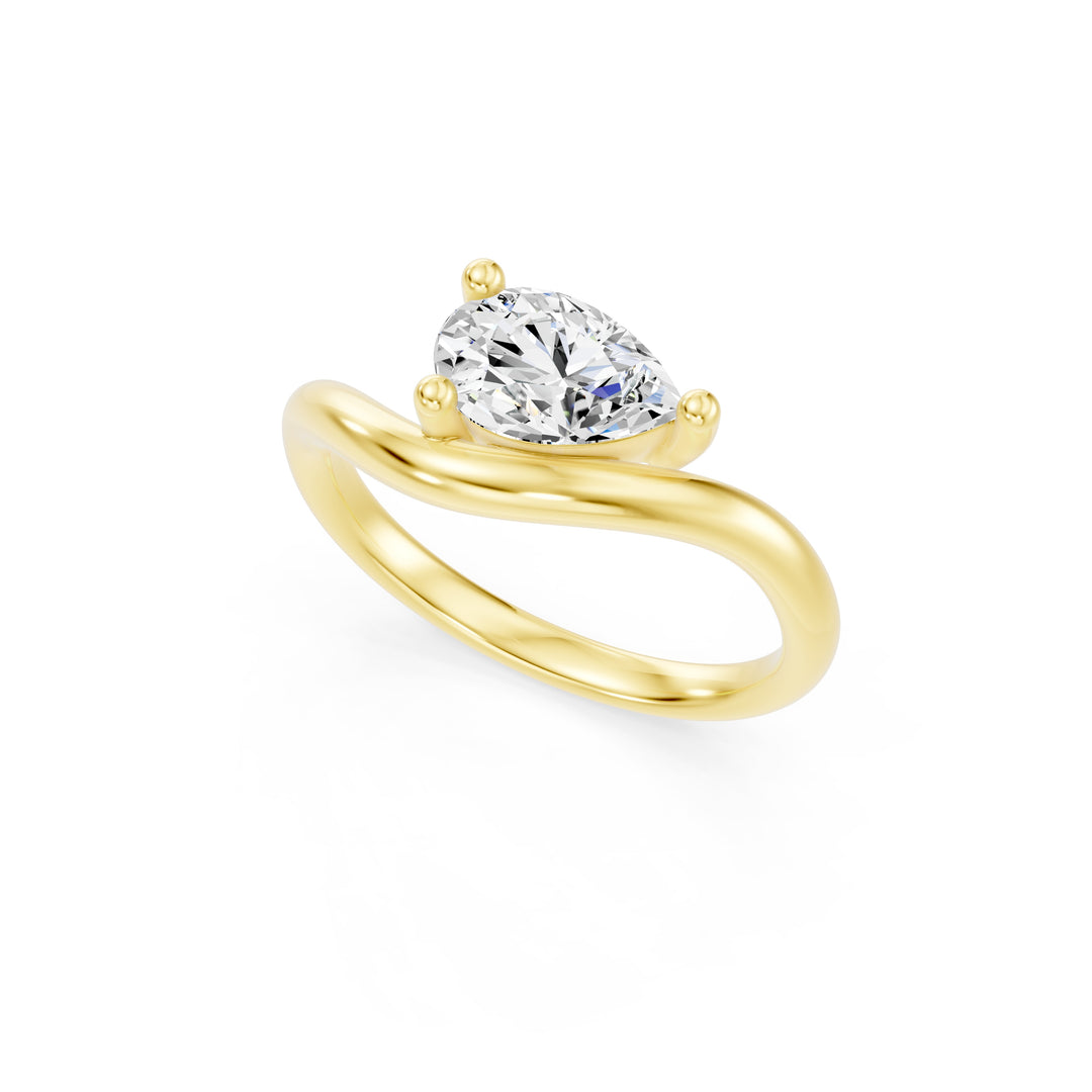 Pear-Cut Ring