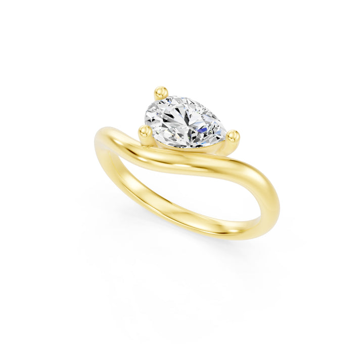Pear-Cut Ring