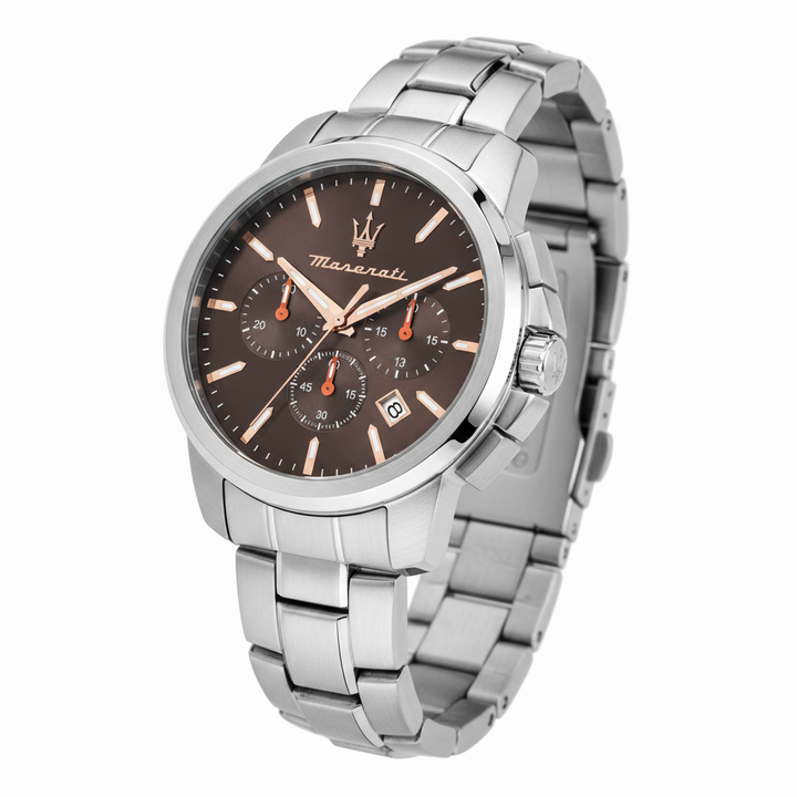 Maserati Successo Chronograph Brown Dial