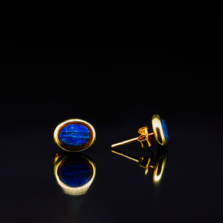 Doublet Opal Earrings