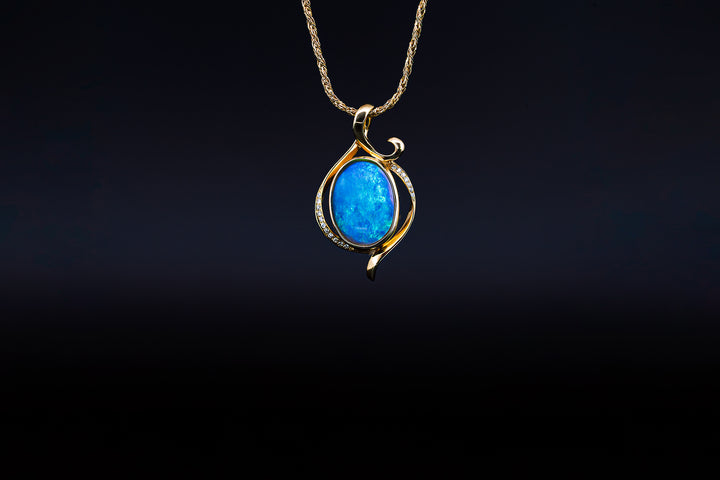 Opal Crystal Pendant