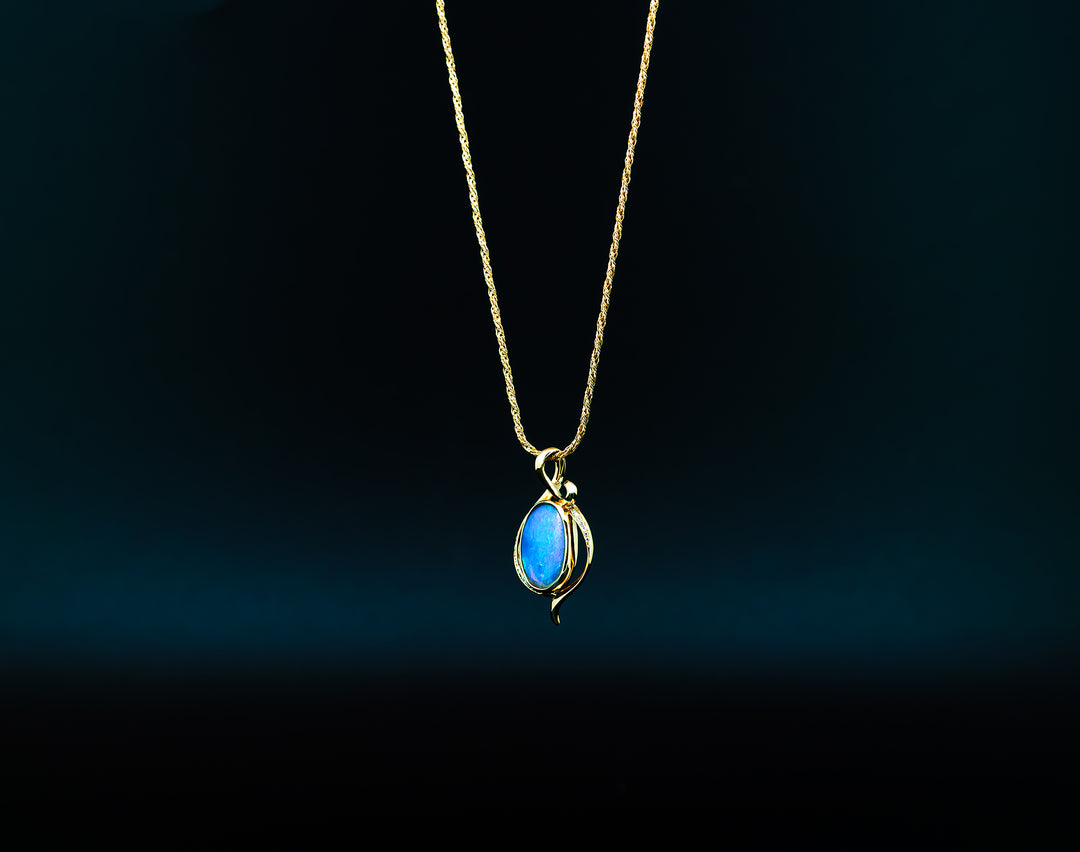 Opal Crystal Pendant