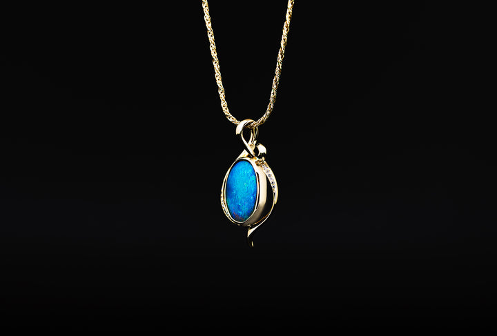 Opal Crystal Pendant