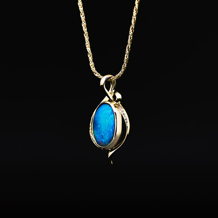 Opal Crystal Pendant