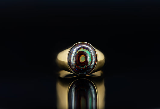 Boulder Opal Ring