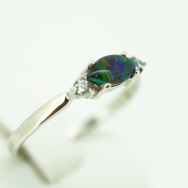 Opal Rings, Opal Rings Boulder, opal jewellery, triplet opal, boulder opal ring, dress ring, engagement ring, wedding ring, Black opal, lighting ridge