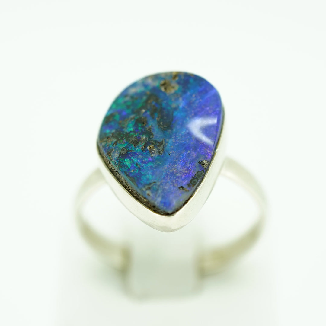 Opal Rings, Opal Rings Boulder, opal jewellery, triplet opal, boulder opal ring, dress ring, engagement ring, wedding ring, Black opal, lighting ridge