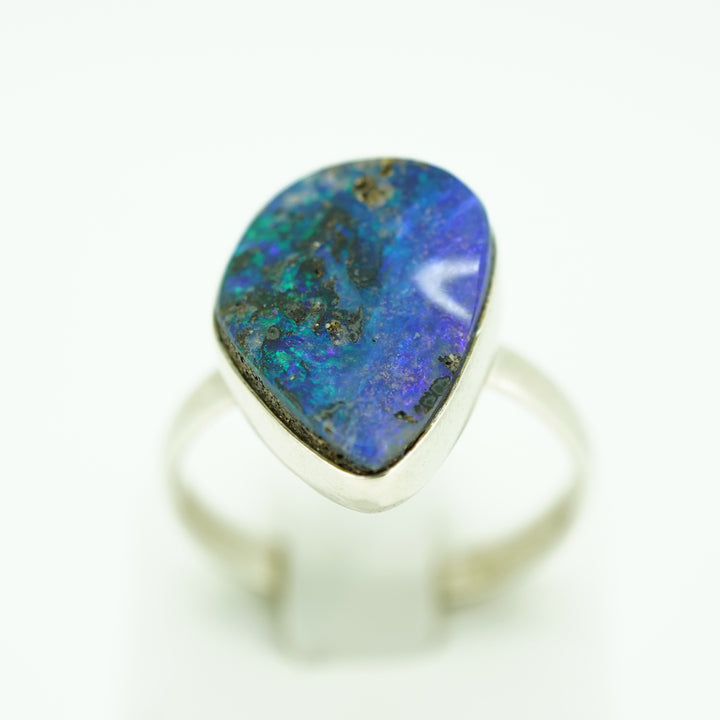 Opal Rings, Opal Rings Boulder, opal jewellery, triplet opal, boulder opal ring, dress ring, engagement ring, wedding ring, Black opal, lighting ridge