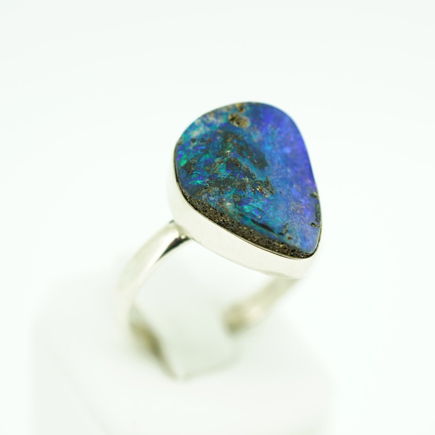 Opal Rings, Opal Rings Boulder, opal jewellery, triplet opal, boulder opal ring, dress ring, engagement ring, wedding ring, Black opal, lighting ridge