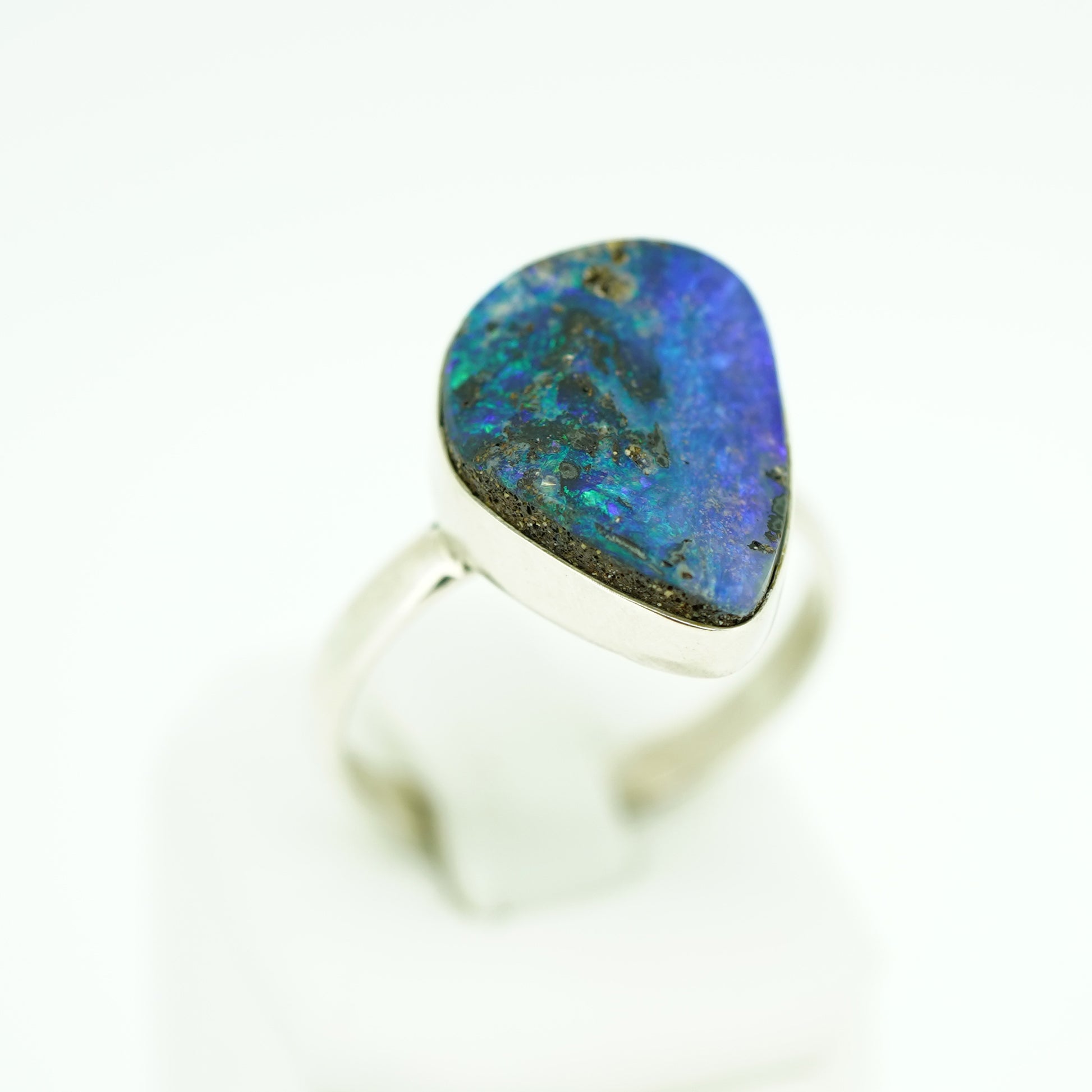 Opal Rings, Opal Rings Boulder, opal jewellery, triplet opal, boulder opal ring, dress ring, engagement ring, wedding ring, Black opal, lighting ridge