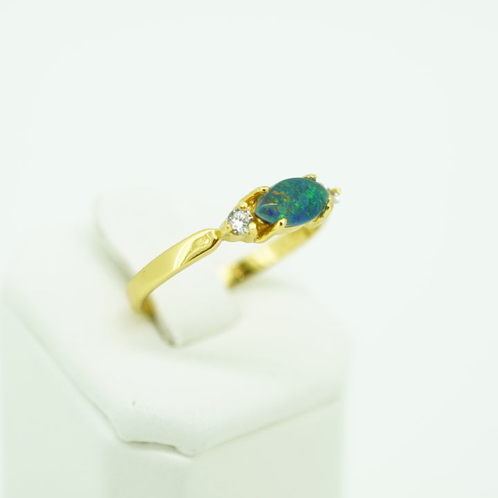 Opal Rings, Opal Rings Boulder, opal jewellery, triplet opal, boulder opal ring, dress ring, engagement ring, wedding ring, Black opal, lighting ridge