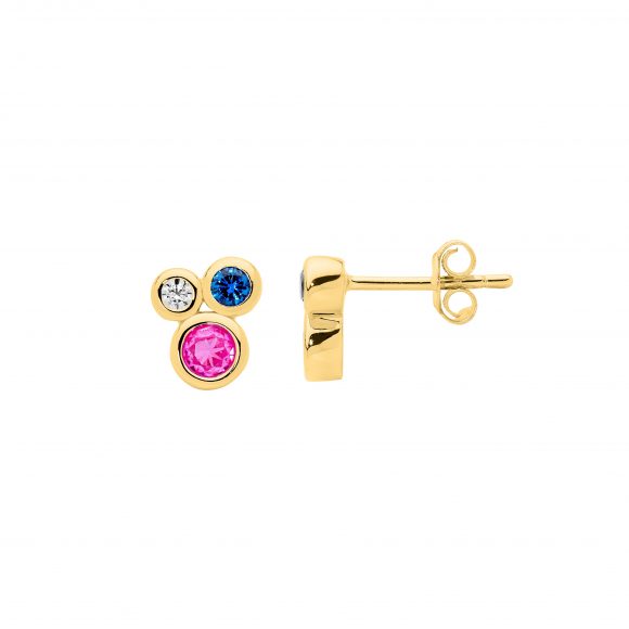 Bezel Sprinkle Earrings