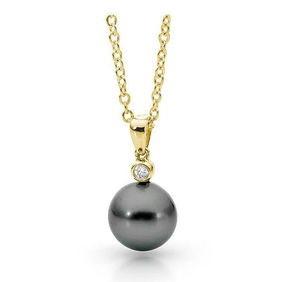 Elevate your jewellery collection with the Marion Tahitian Pendant, a timeless symbol of sophistication. Featuring a striking drop-shaped Tahitian pearl, each piece showcases a rich, luminous lustre with captivating iridescent overtones. Sourced from the pristine waters of French Polynesia, these naturally coloured pearls embody effortless elegance. Whether worn alone or layered, this pendant is a refined statement of luxury and style.