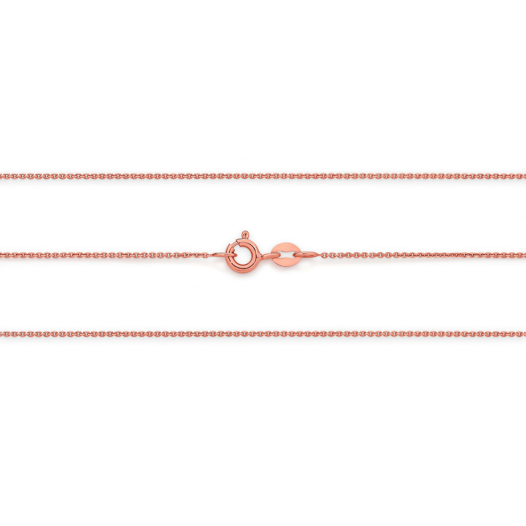 9ct Trace Link Chain 45cm