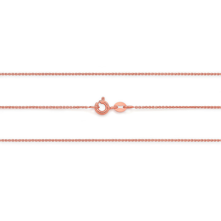 9ct Trace Link Chain 45cm