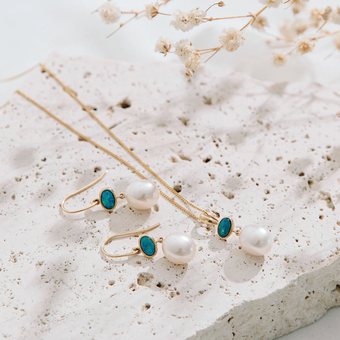 Enhance your wardrobe with a touch of individuality by choosing our light opal pendant, crafted in either 9ct yellow gold or sterling silver. Named in honour of one of Australia&