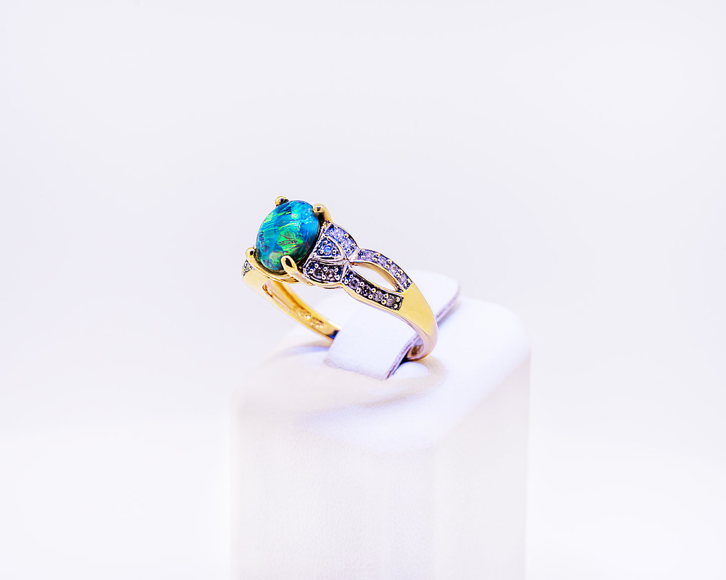 Black Opal Ring