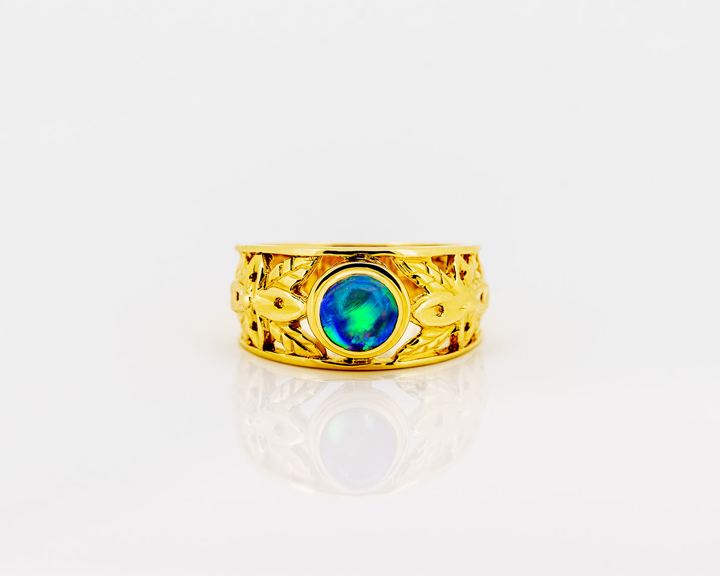 Opal Rings, Opal Rings Boulder, opal jewelry, boulder opal ring