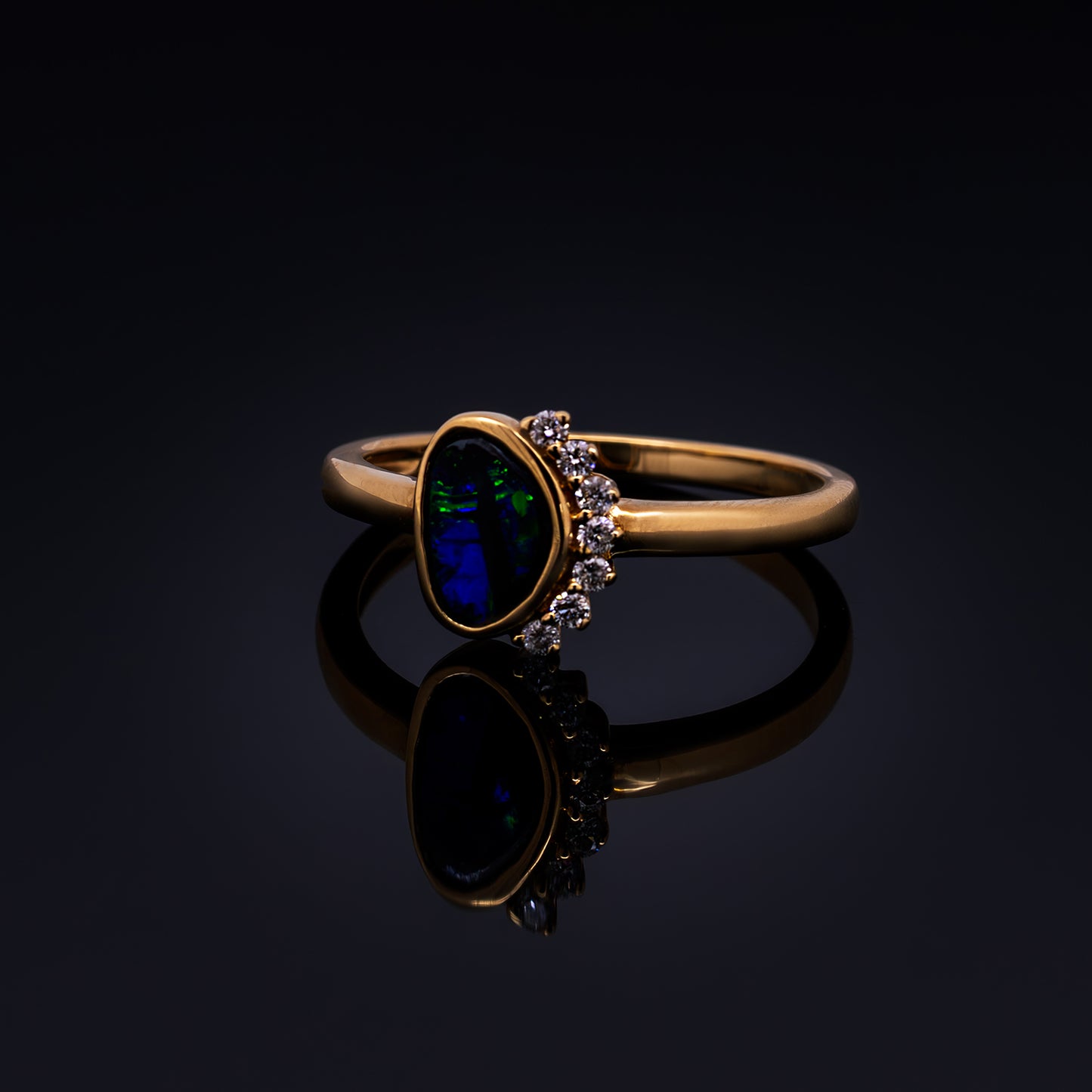 Boulder Opal Ring