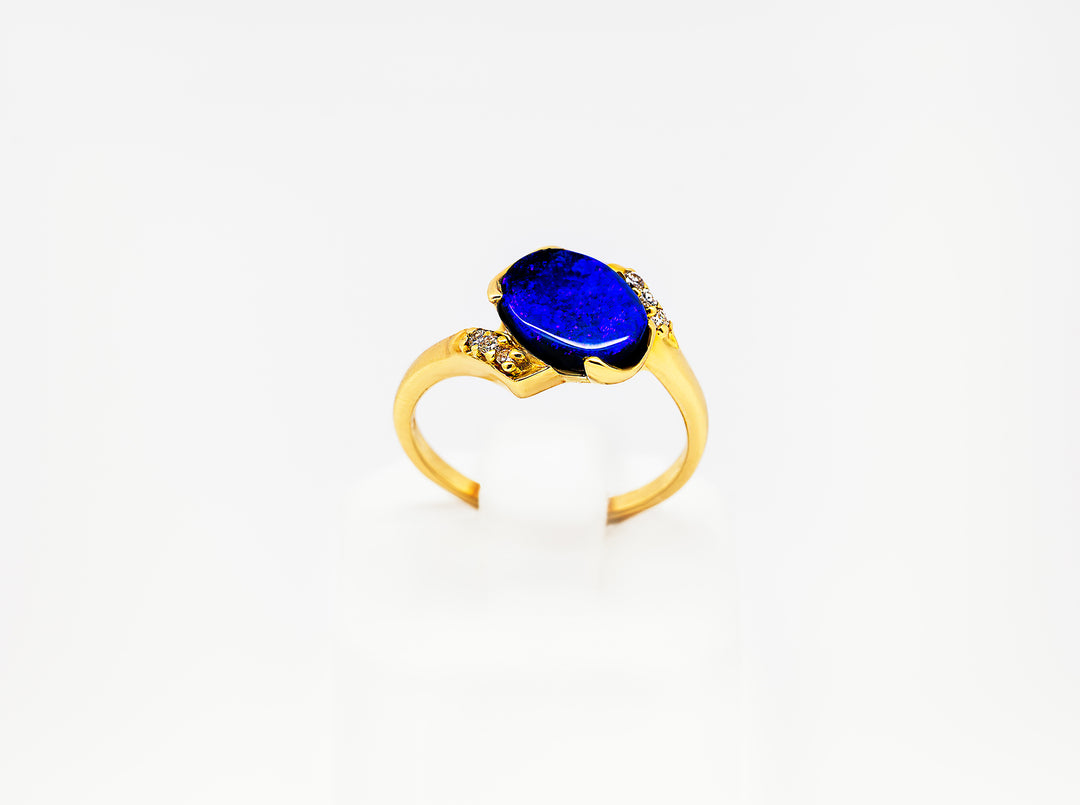 Boulder Opal Ring in 14ct