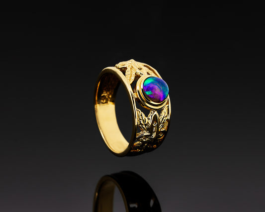 Opal Rings, Opal Rings Boulder, opal jewelry, boulder opal ring