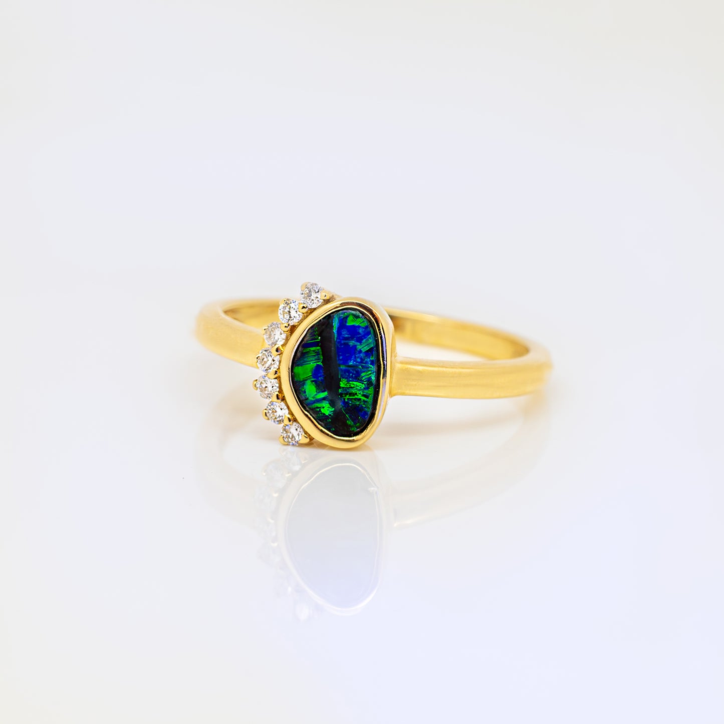 Boulder Opal Ring