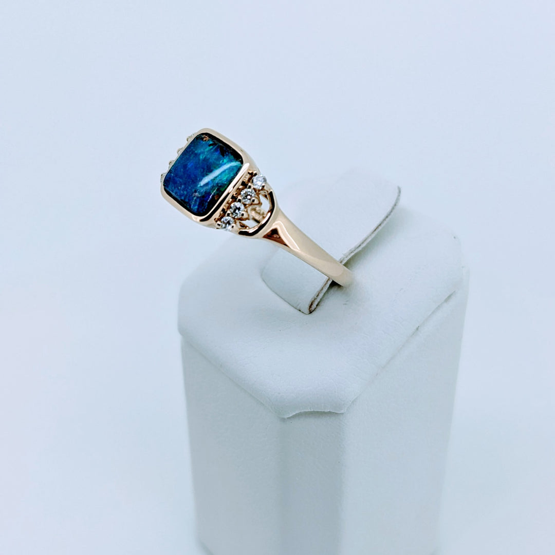 Opal Rings, Opal Rings Boulder, opal jewelry, boulder opal ring