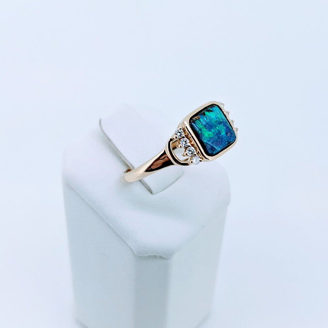 Opal Rings, Opal Rings Boulder, opal jewelry, boulder opal ring