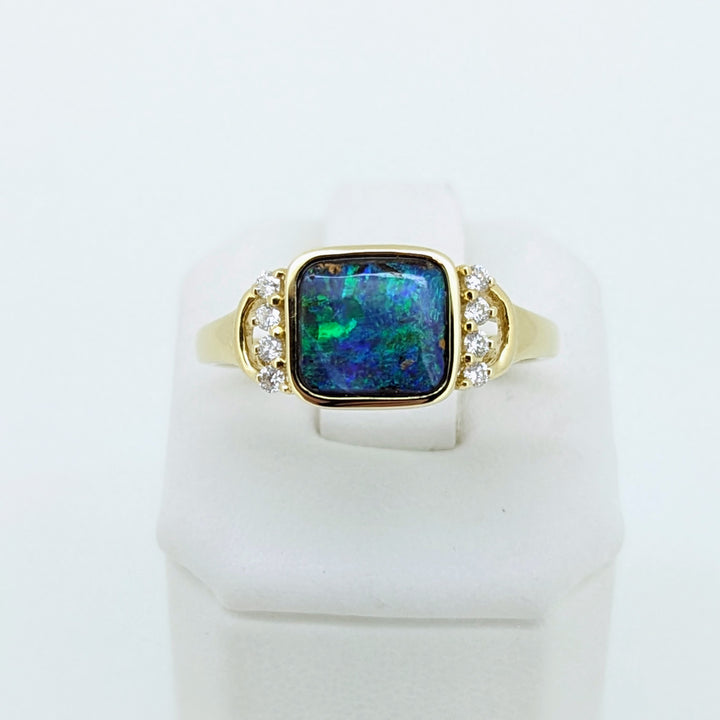 Opal Rings, Opal Rings Boulder, opal jewelry, boulder opal ring
