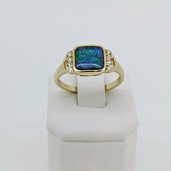 Opal Rings, Opal Rings Boulder, opal jewelry, boulder opal ring