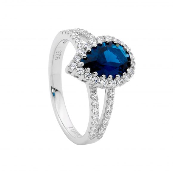Blue Drop Ring