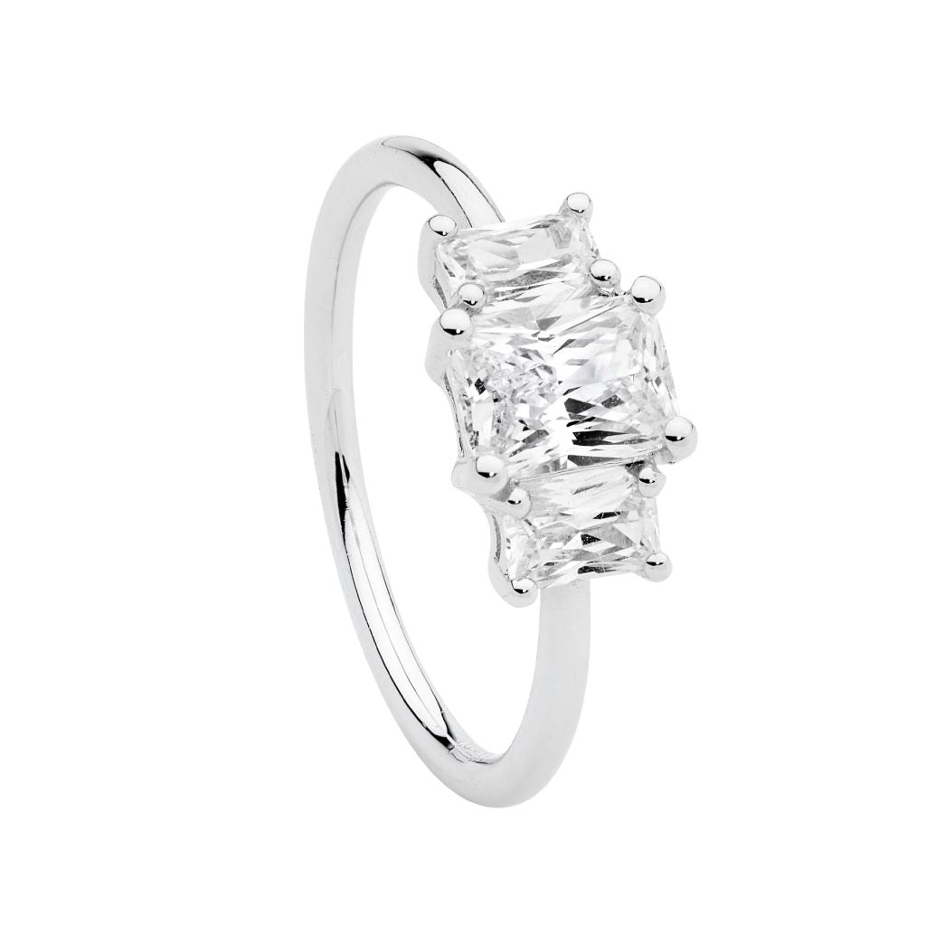Radiant Zirconia Ring