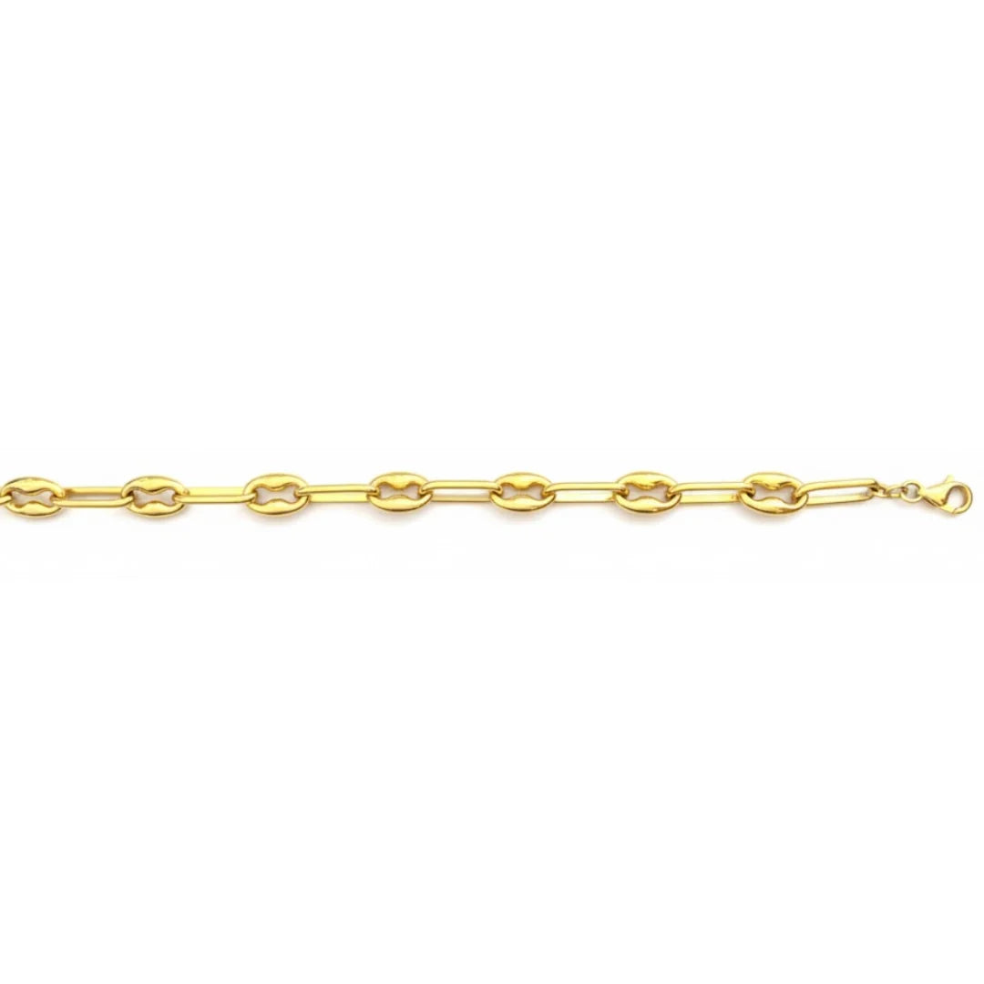 Paperclip Chain with Gucci-Links (5.5mm)