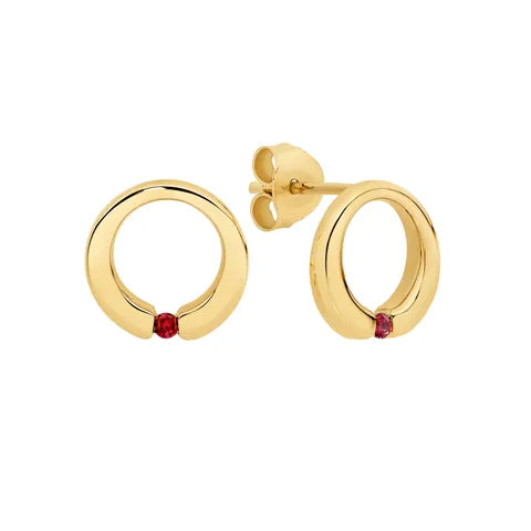 Pop Ruby Studs