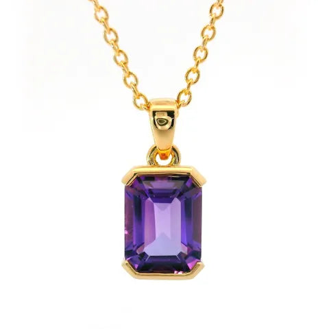 Amethyst Pendant in 18ct