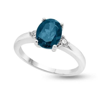 London Blue Topaz Ring
