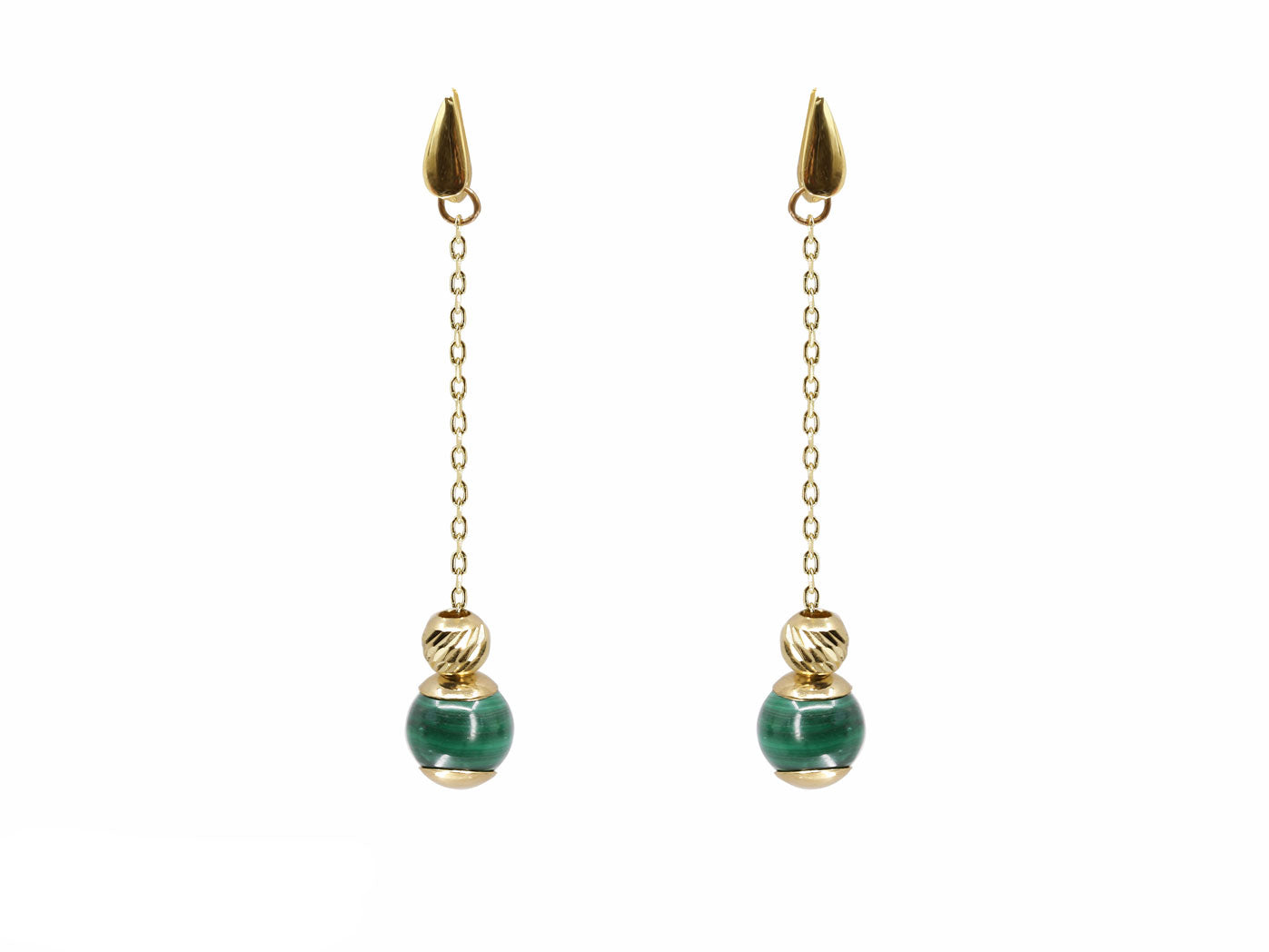 Malachite Stone Earrings