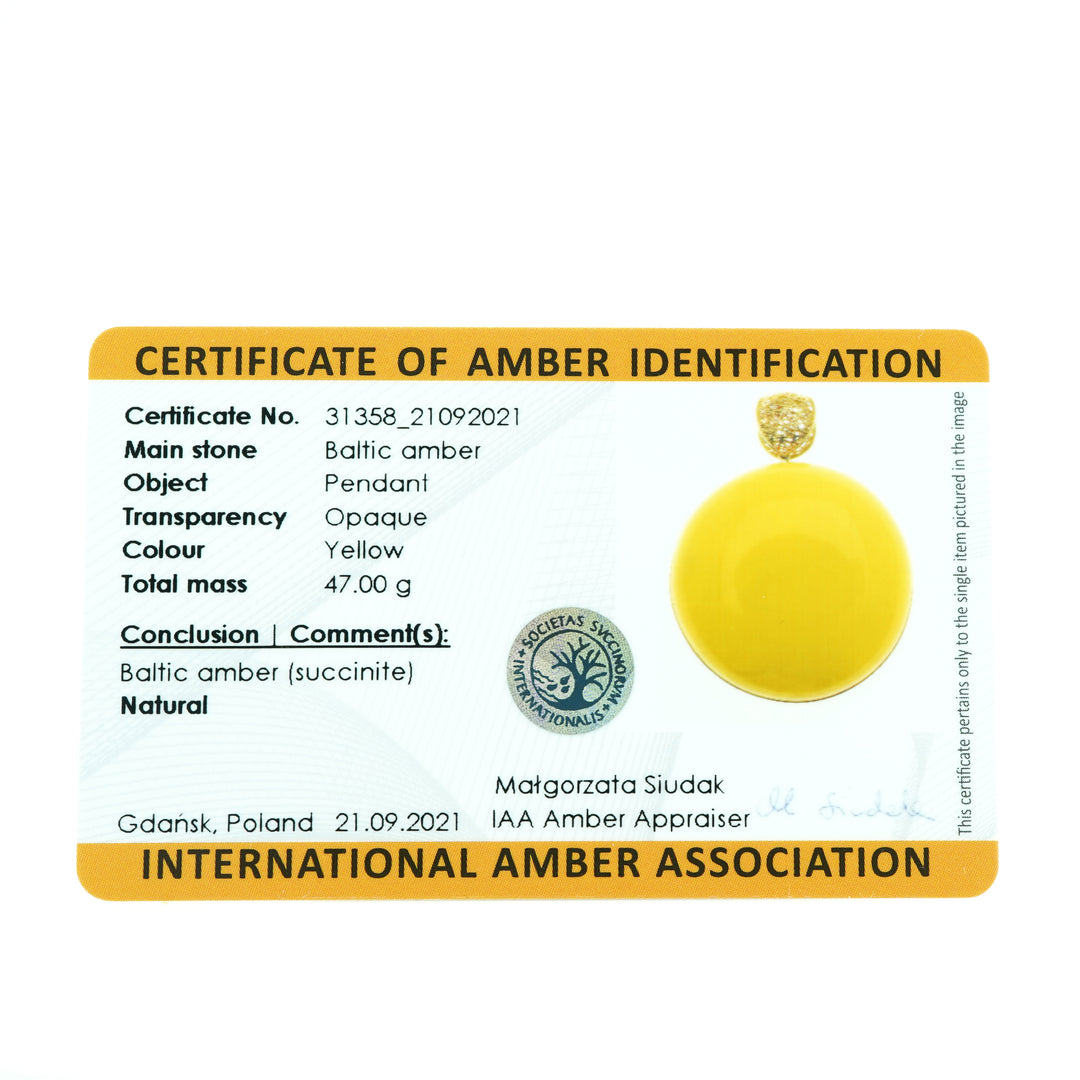 Sunrise Amber Stone