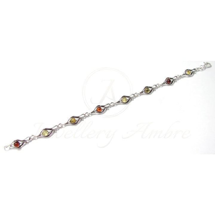 Amber Bracelet In Sterling Silver Color Bracelets