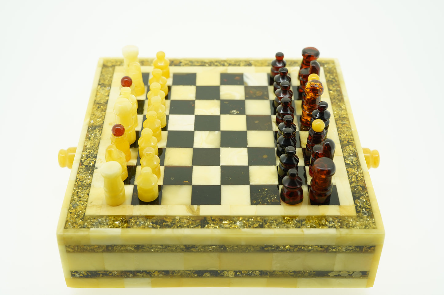 Amber Chess Set